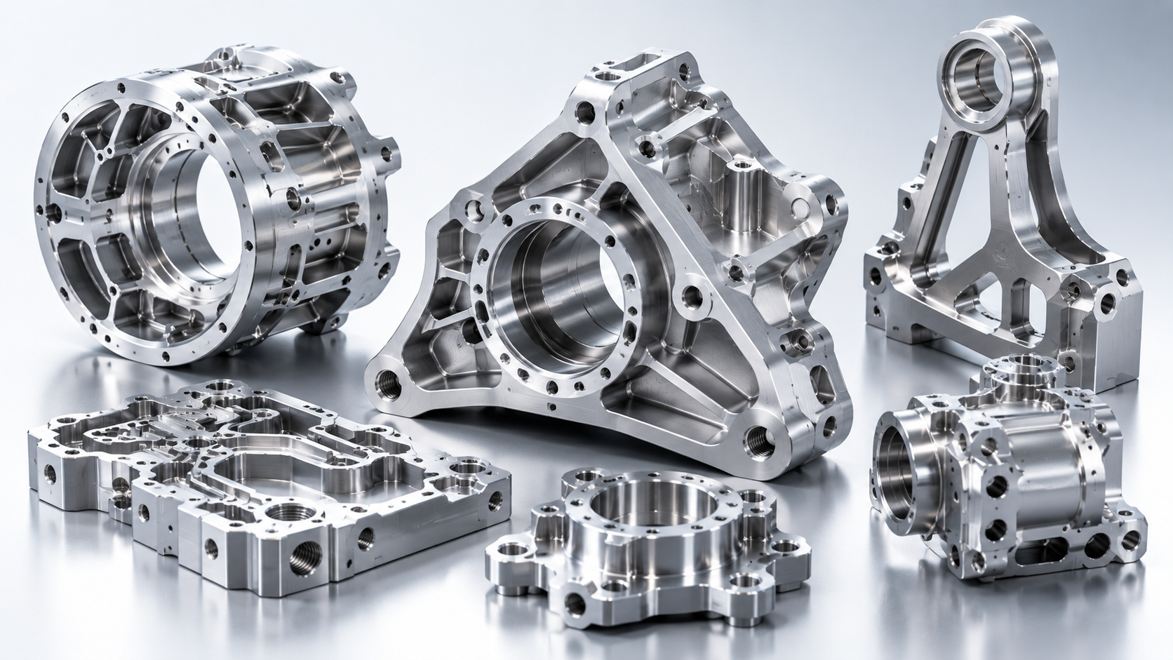 Complex geometry precision milled components