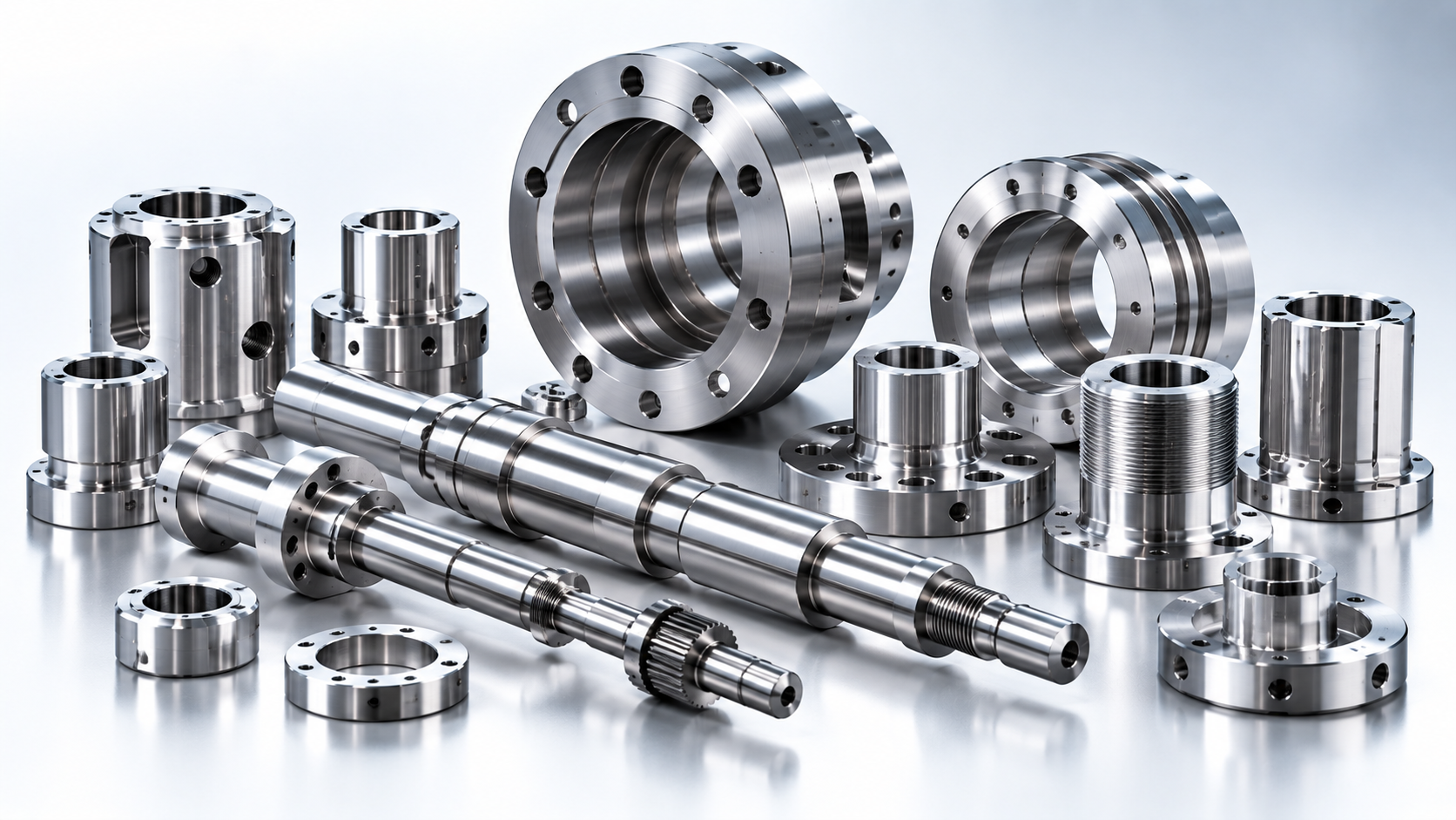 Cylindrical turned components — shafts and bushes