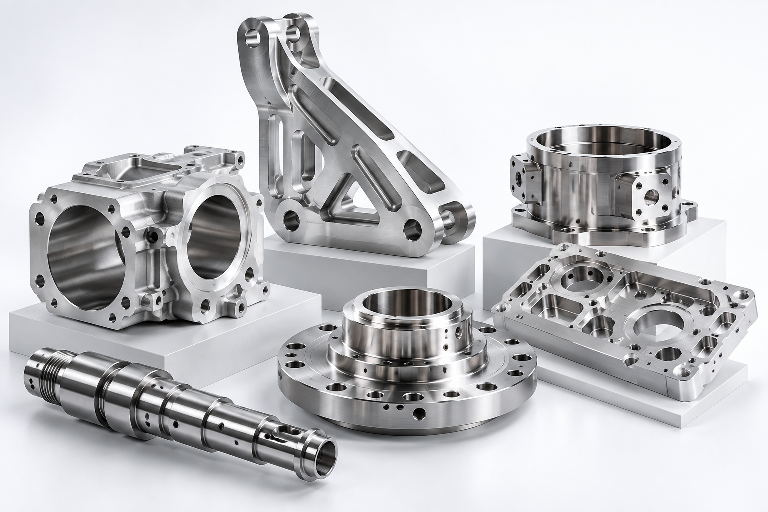 Precision machined component family